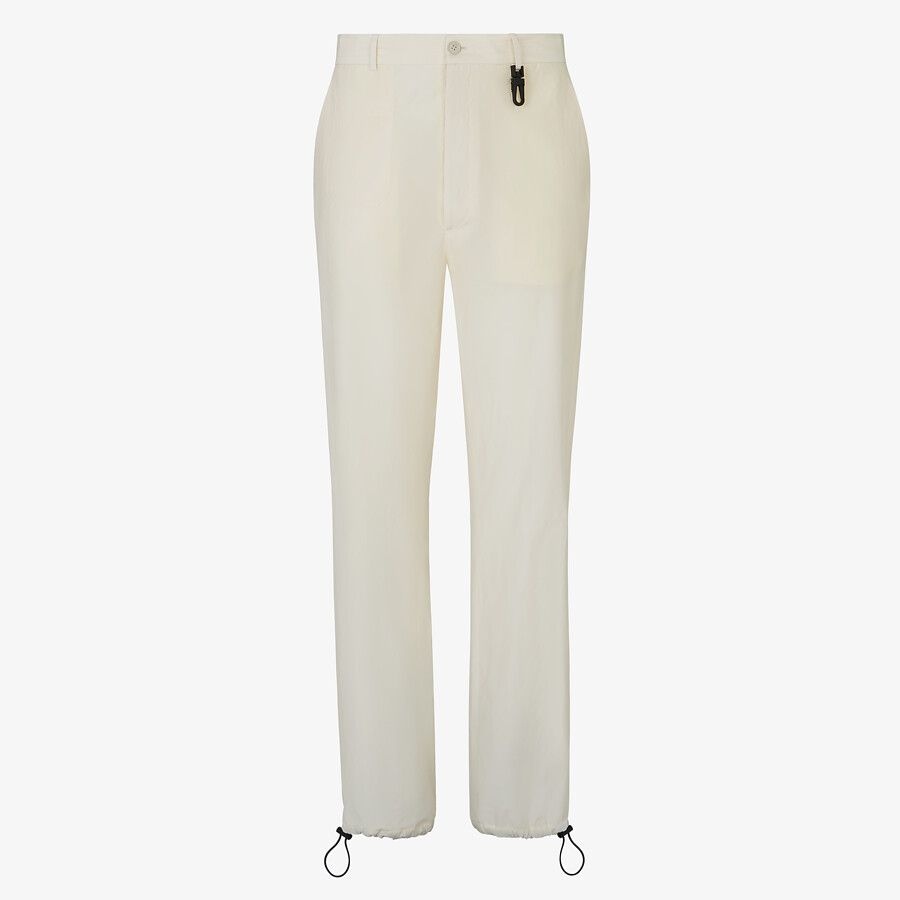 White cotton pants - 1