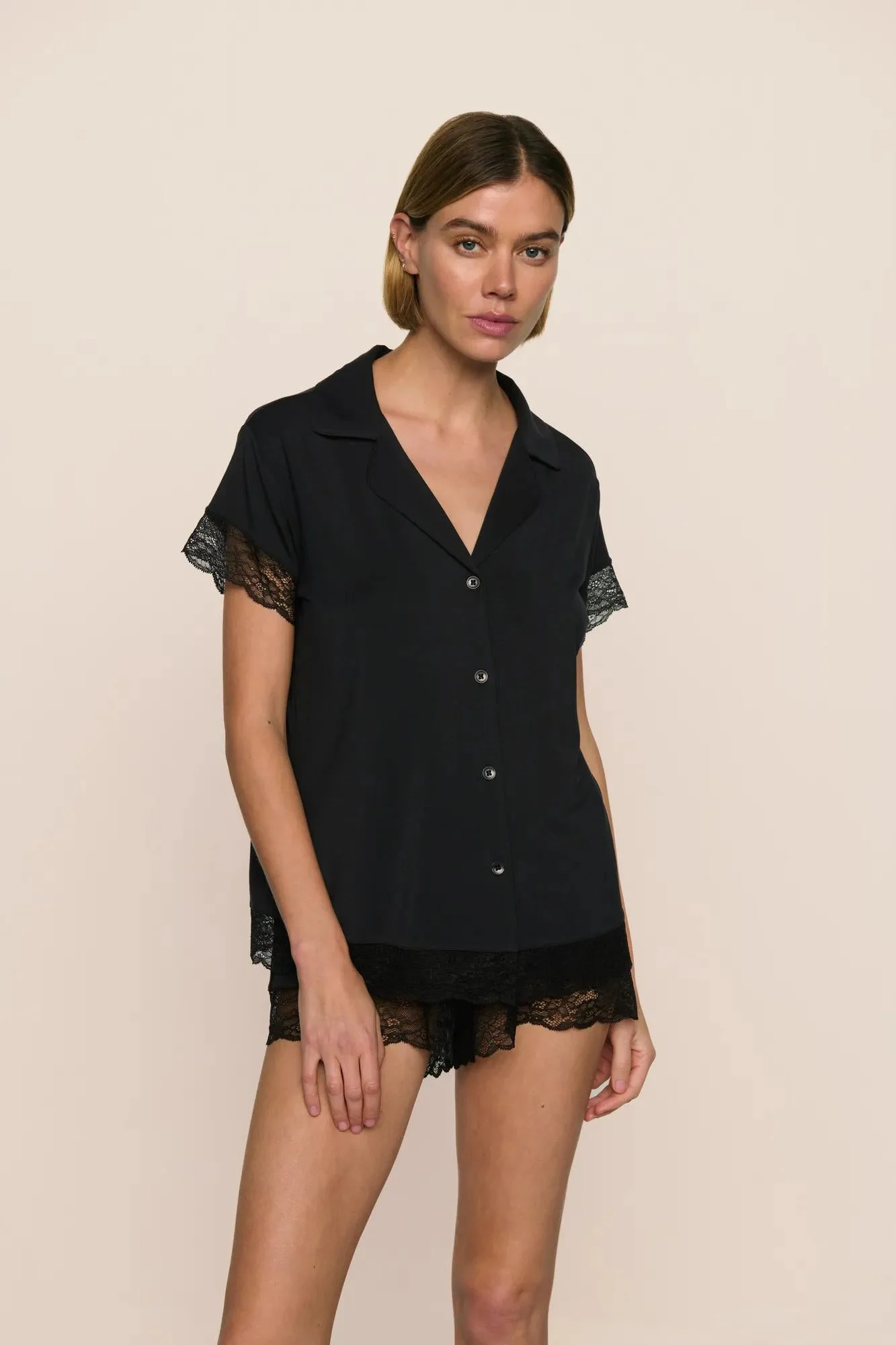 Malou TENCEL™ Modal Shortie Short PJ Set - 1