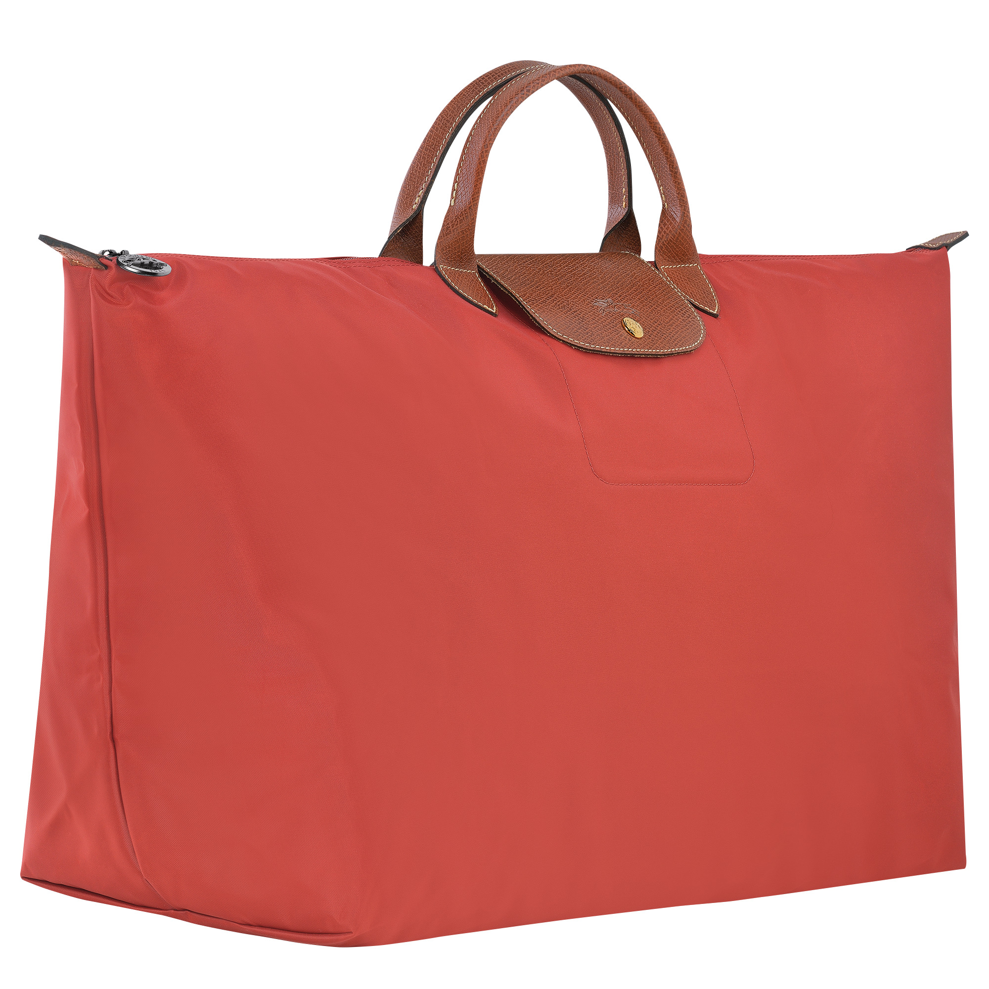 Le Pliage Original M Travel bag Tomato - Recycled canvas - 2