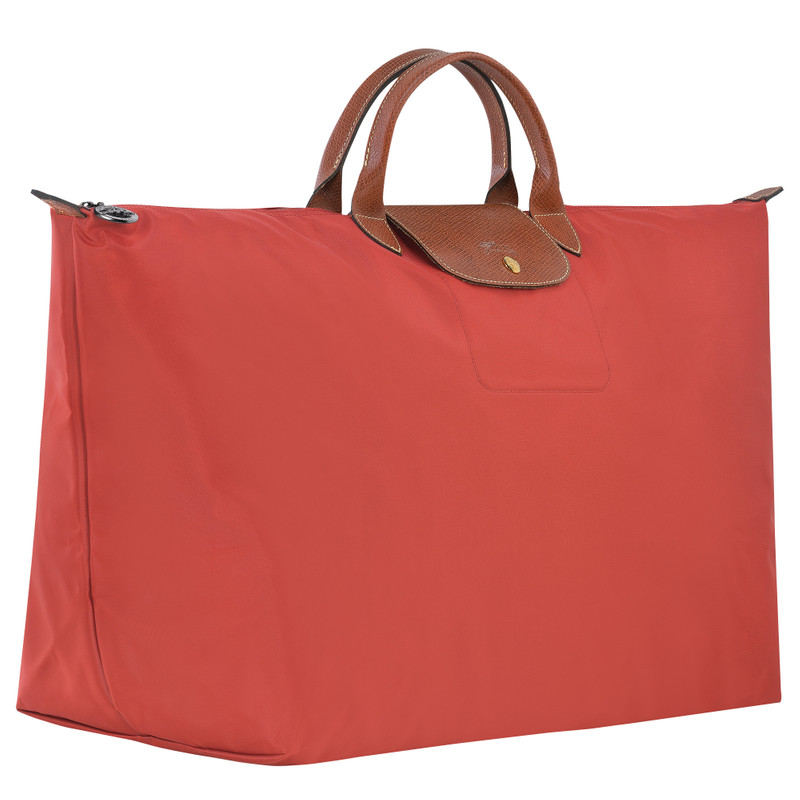 Longchamp Le Pliage Original M Travel bag Tomato - Recycled canvas outlook