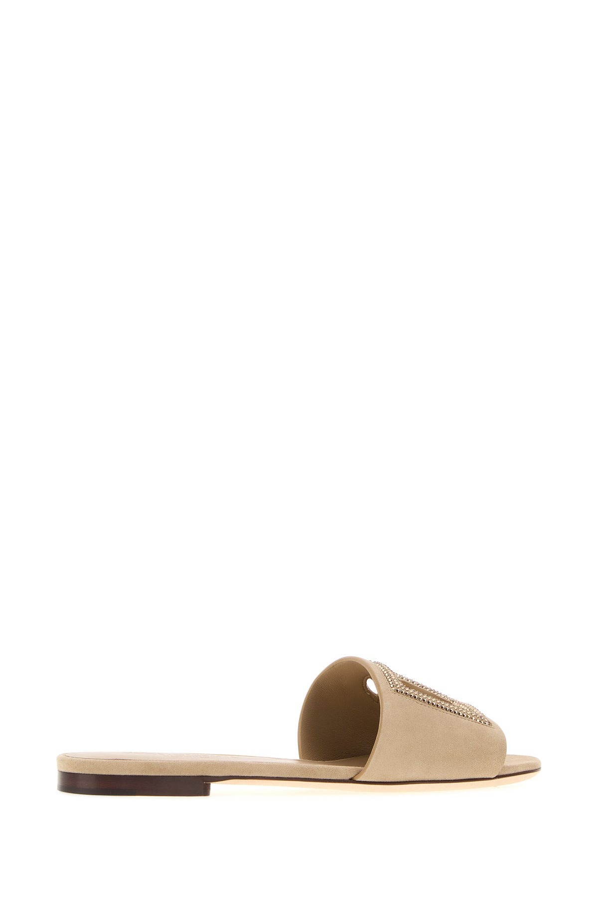 Beige suede slippers - 3