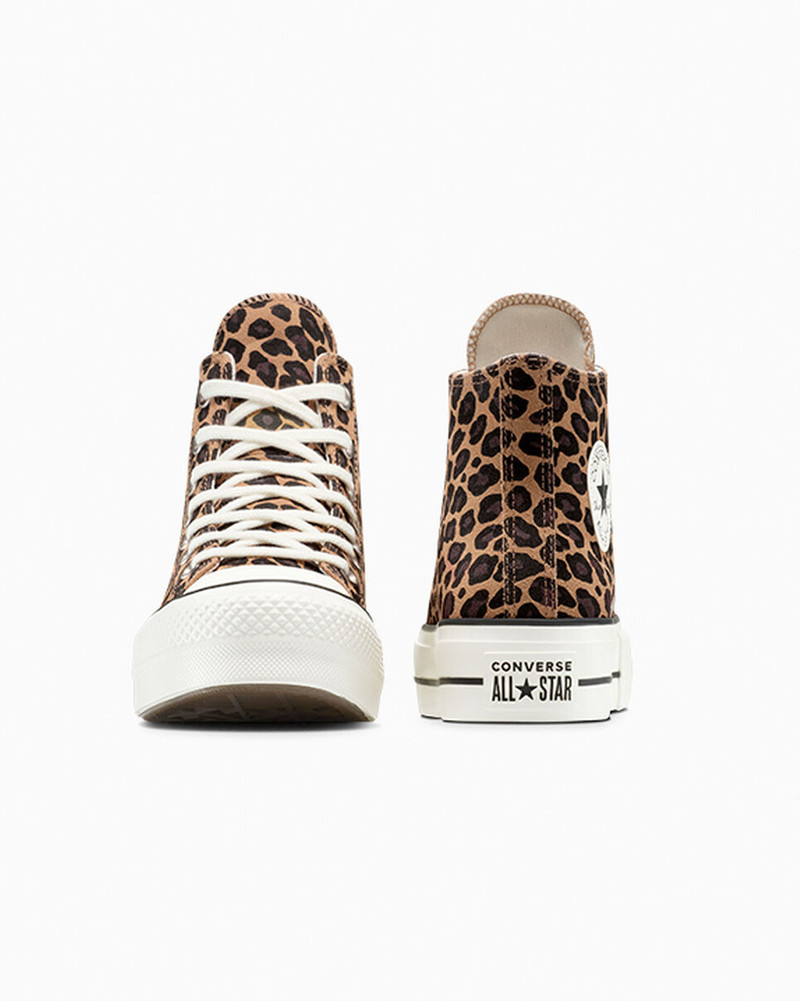 Chuck Taylor All Star Lift Platform Leopard Suede 8