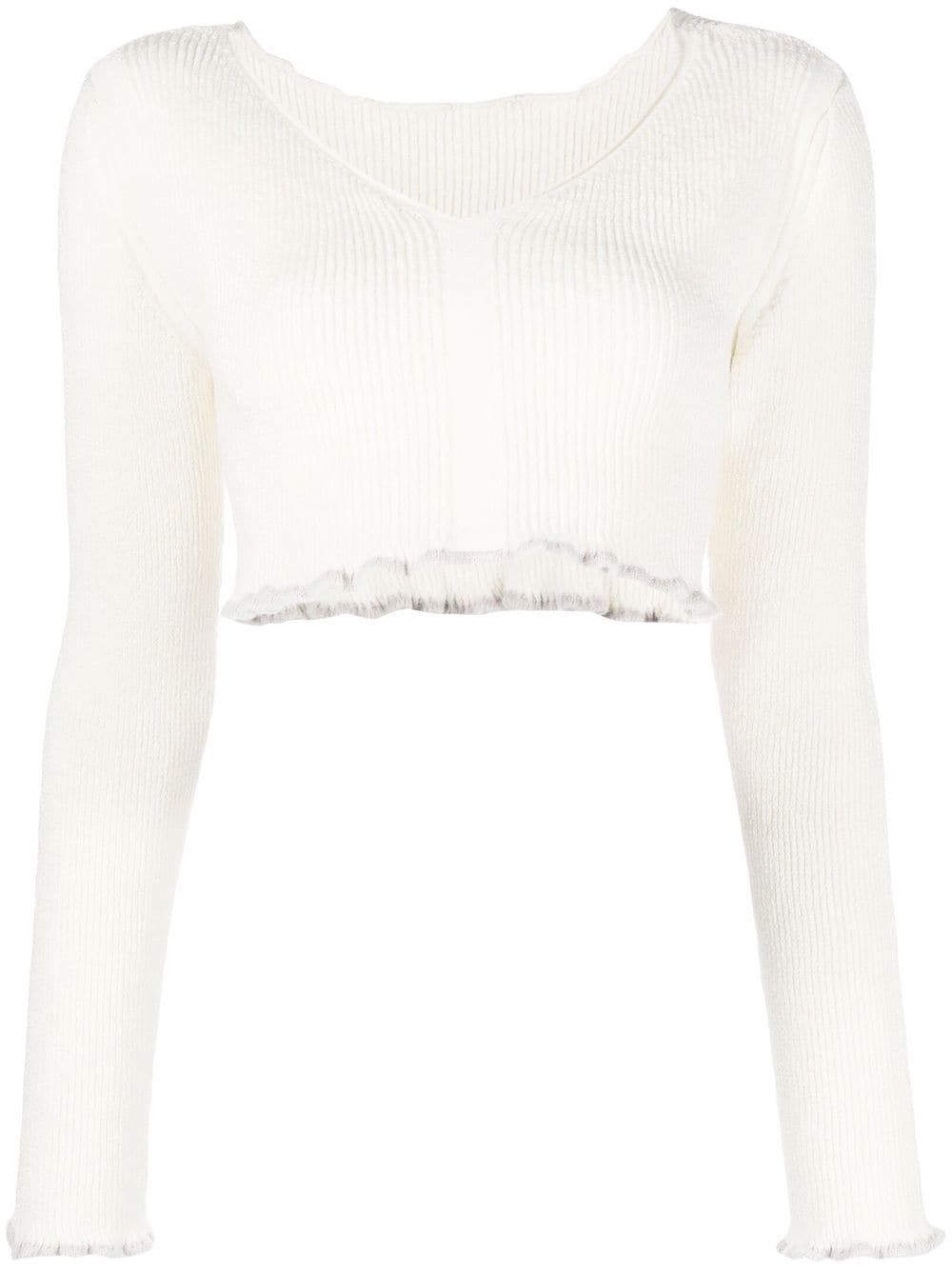 La maille Santon cropped jumper - 1