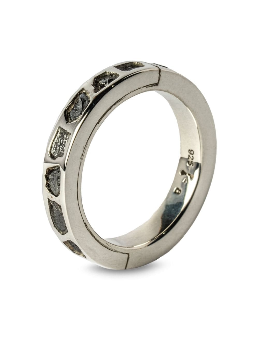 Sistema Mega PavÃ© diamond sterling-silver ring - 2