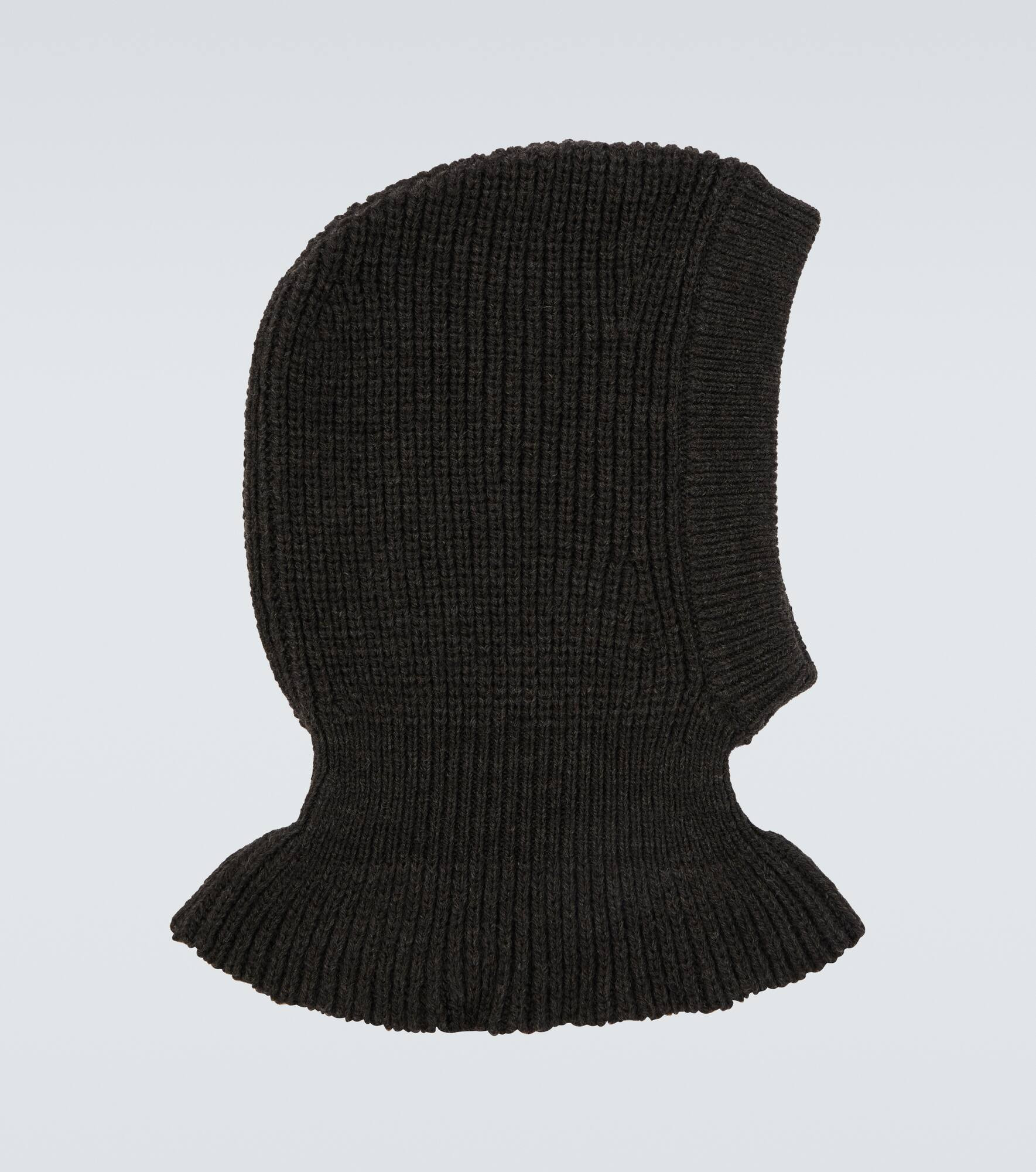 Ribbed-knit alpaca wool-blend hood - 2