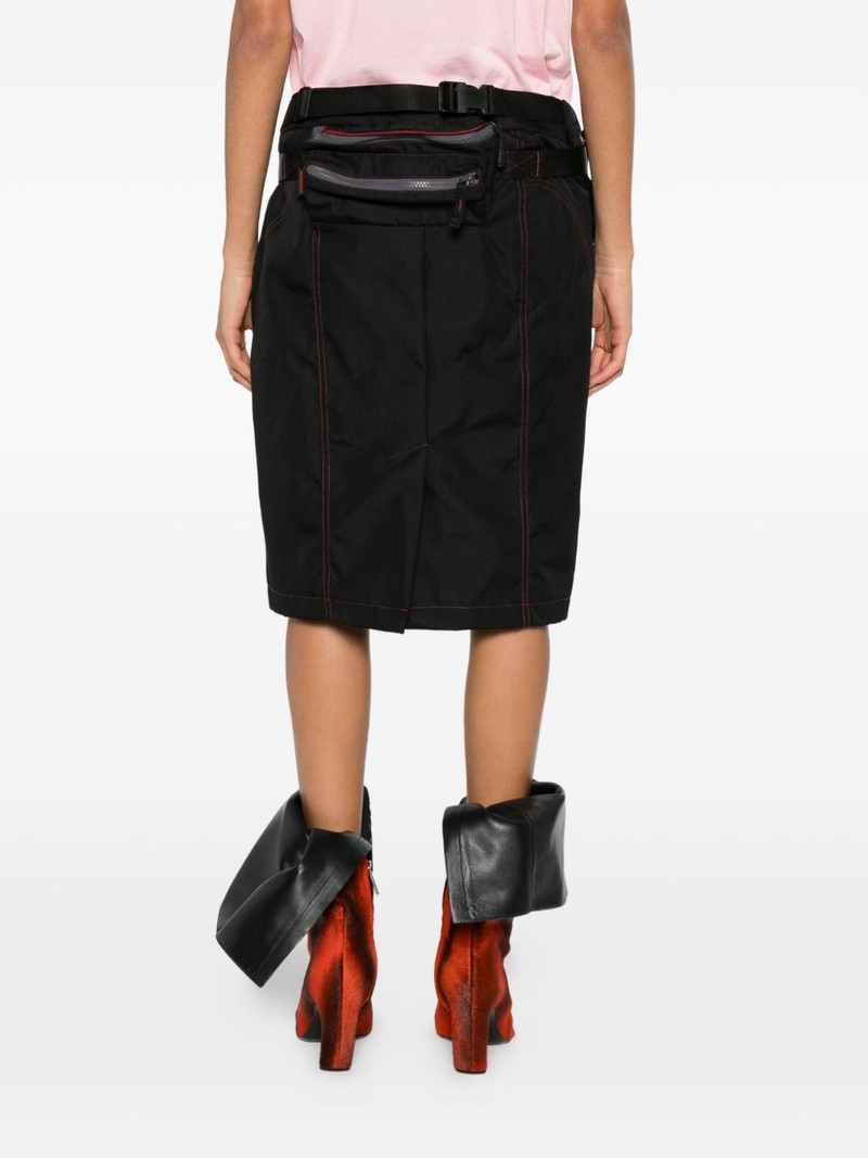 bumbag topstitching skirt 4