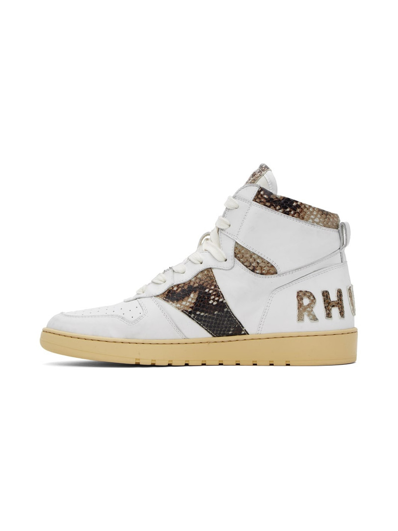 White Rhecess-Hi Sneakers 3