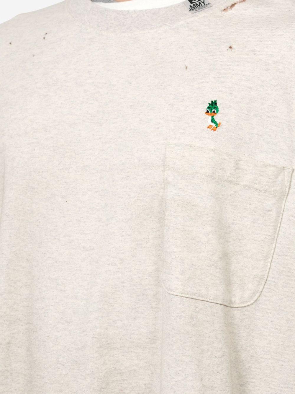 layered pocket T-shirt - 5