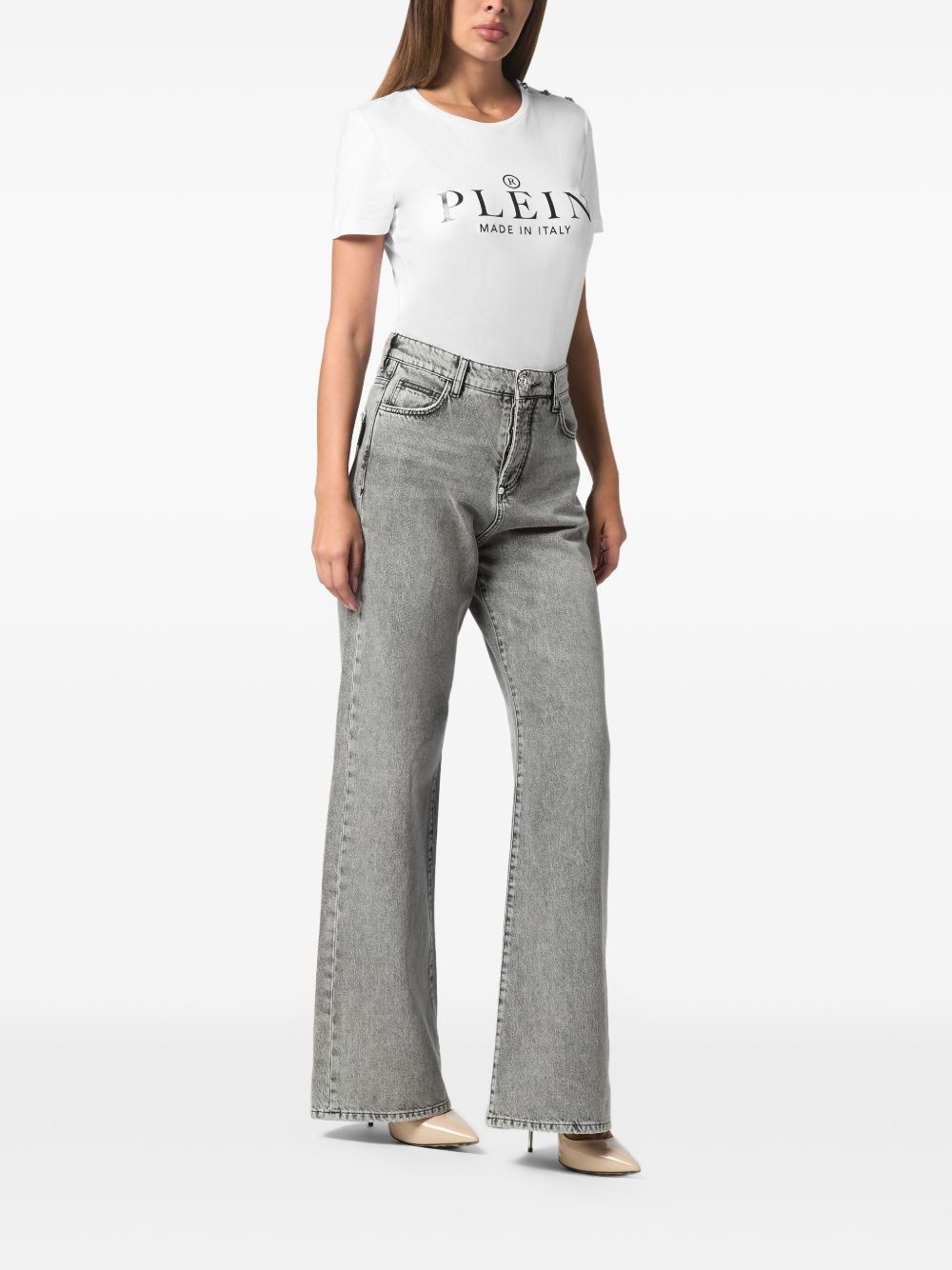 wide-leg jeans - 2