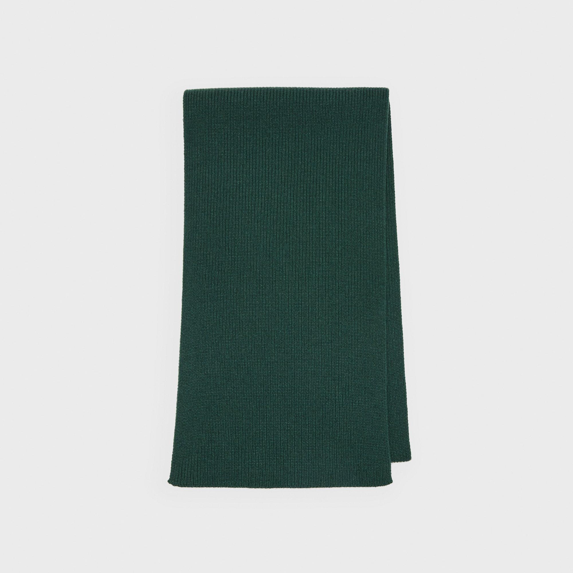 Camden Scarf in Ribbed Cashmere - 1