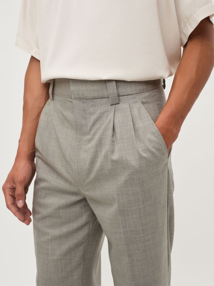 Double Pleated Trouser - 5