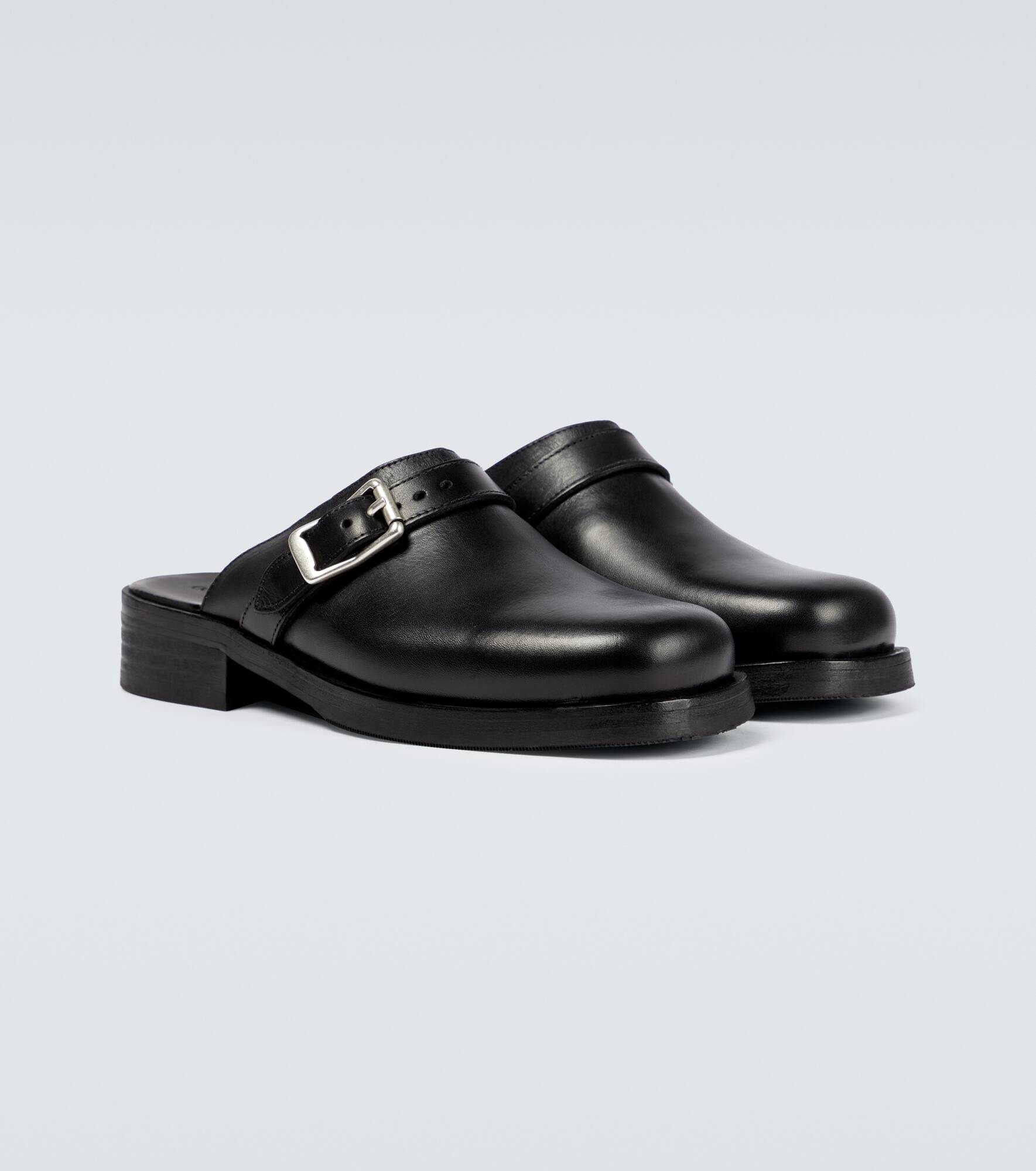 Camion leather mules - 5