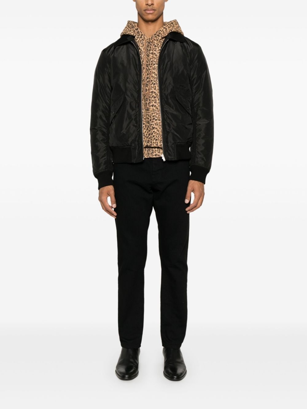 silk bomber jacket - 2