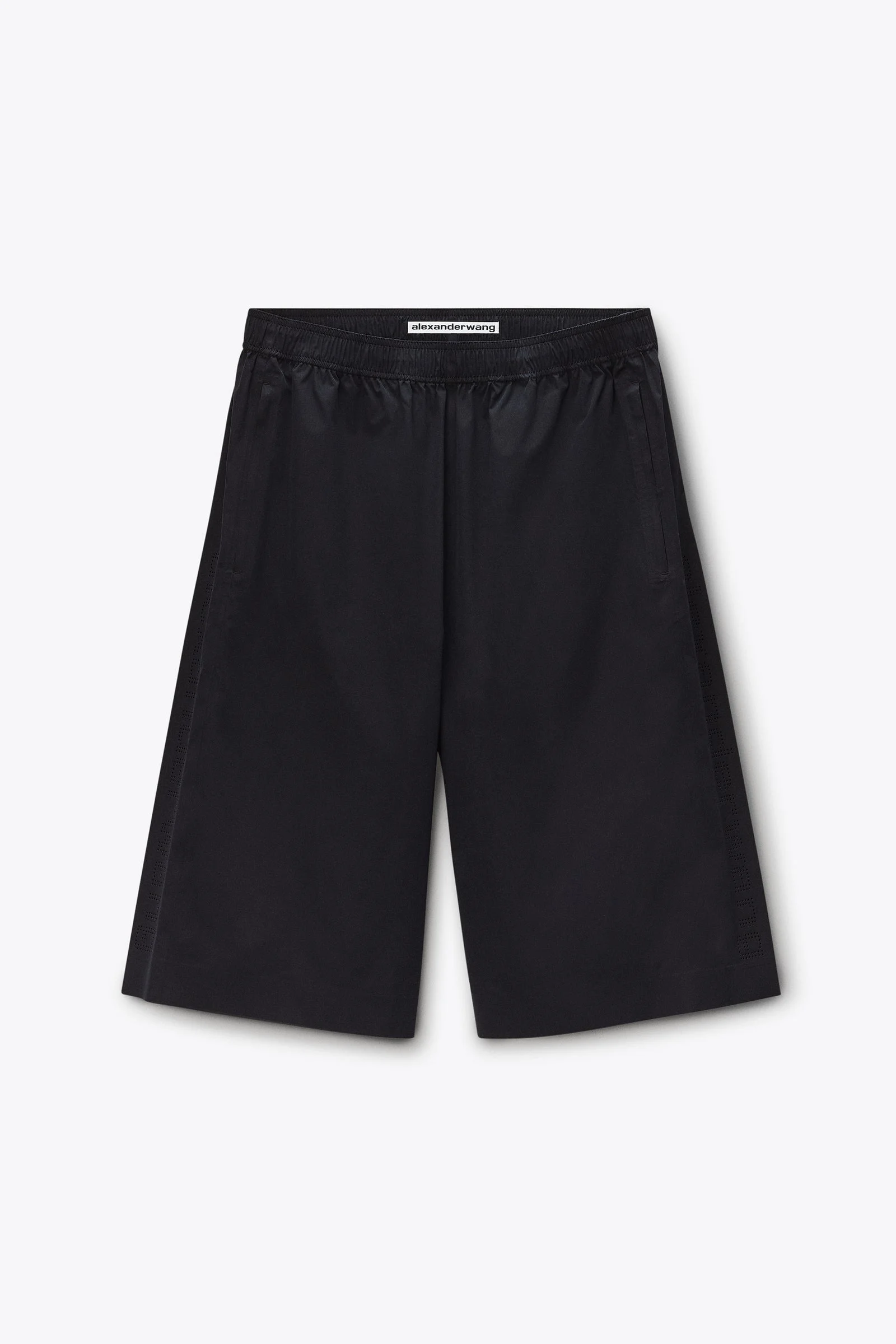 perforated logo mid-rise short - 1