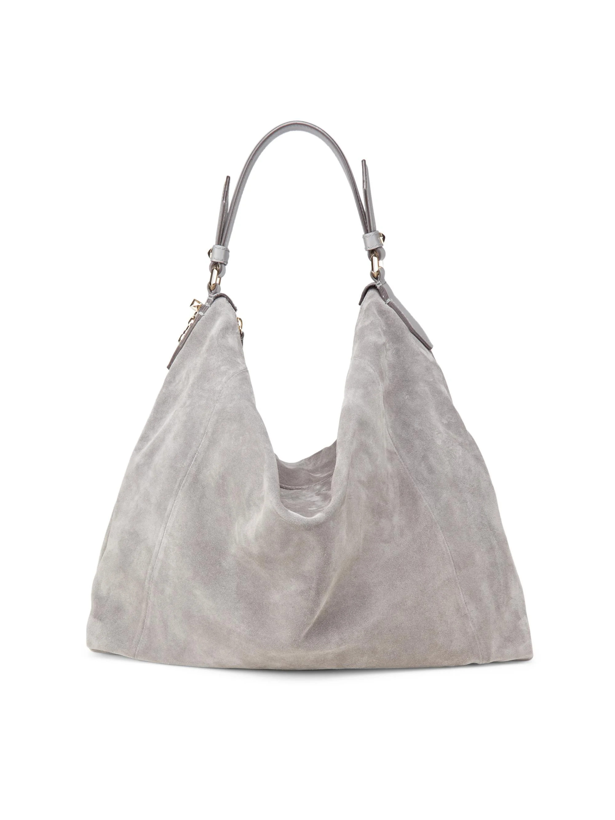Women's Ana Suede Hobo Bag - Storm Light Gold - 1
