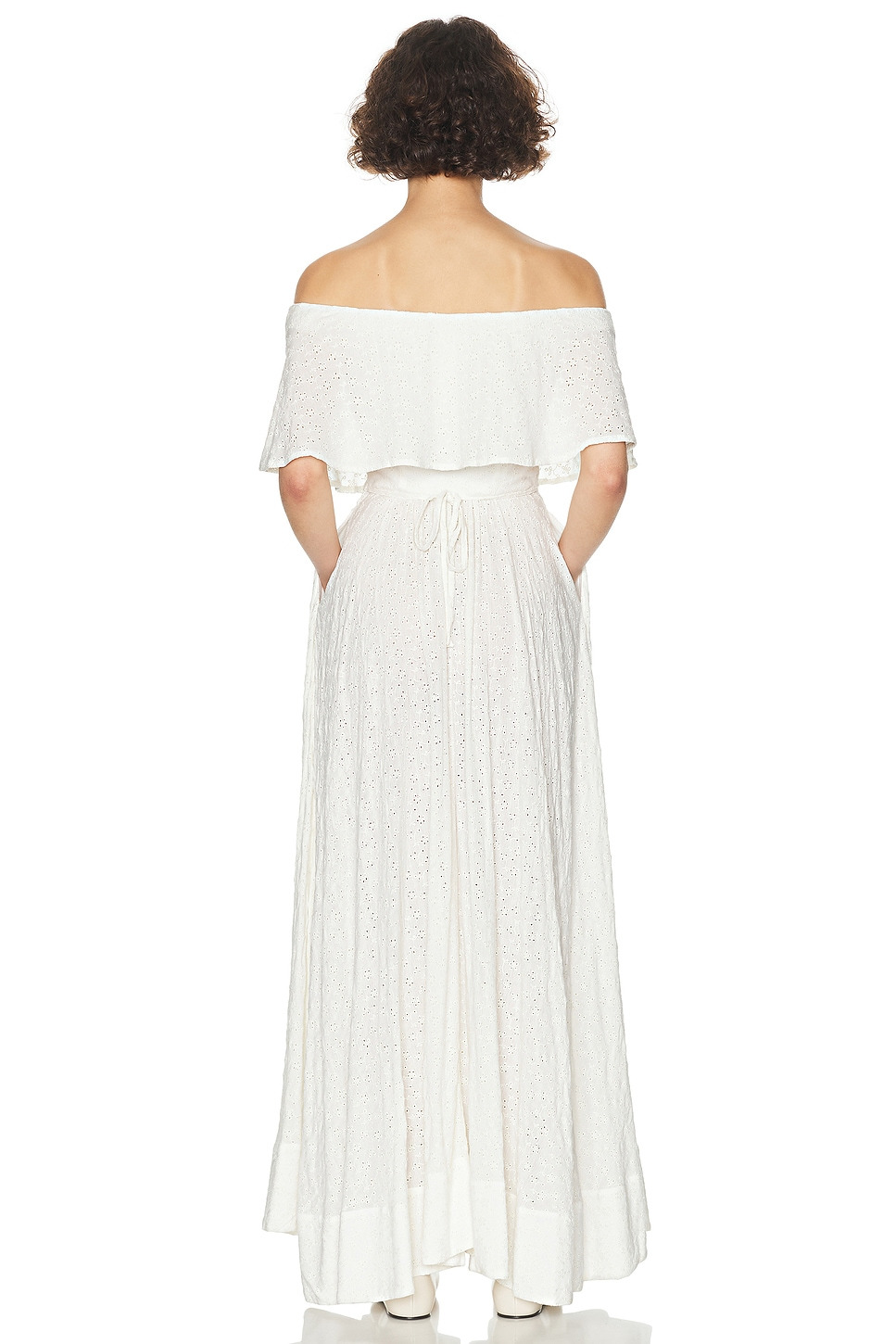 Petite Eyelet Garden Midi Dress - 3