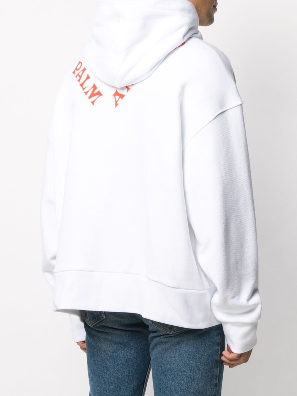 logo-print long-sleeve hoodie - 4