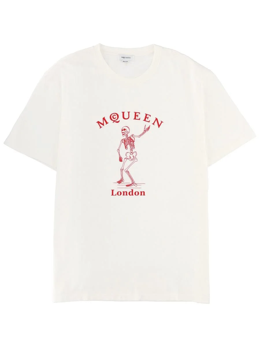 Alexander McQueen T-Shirt With Print - 1