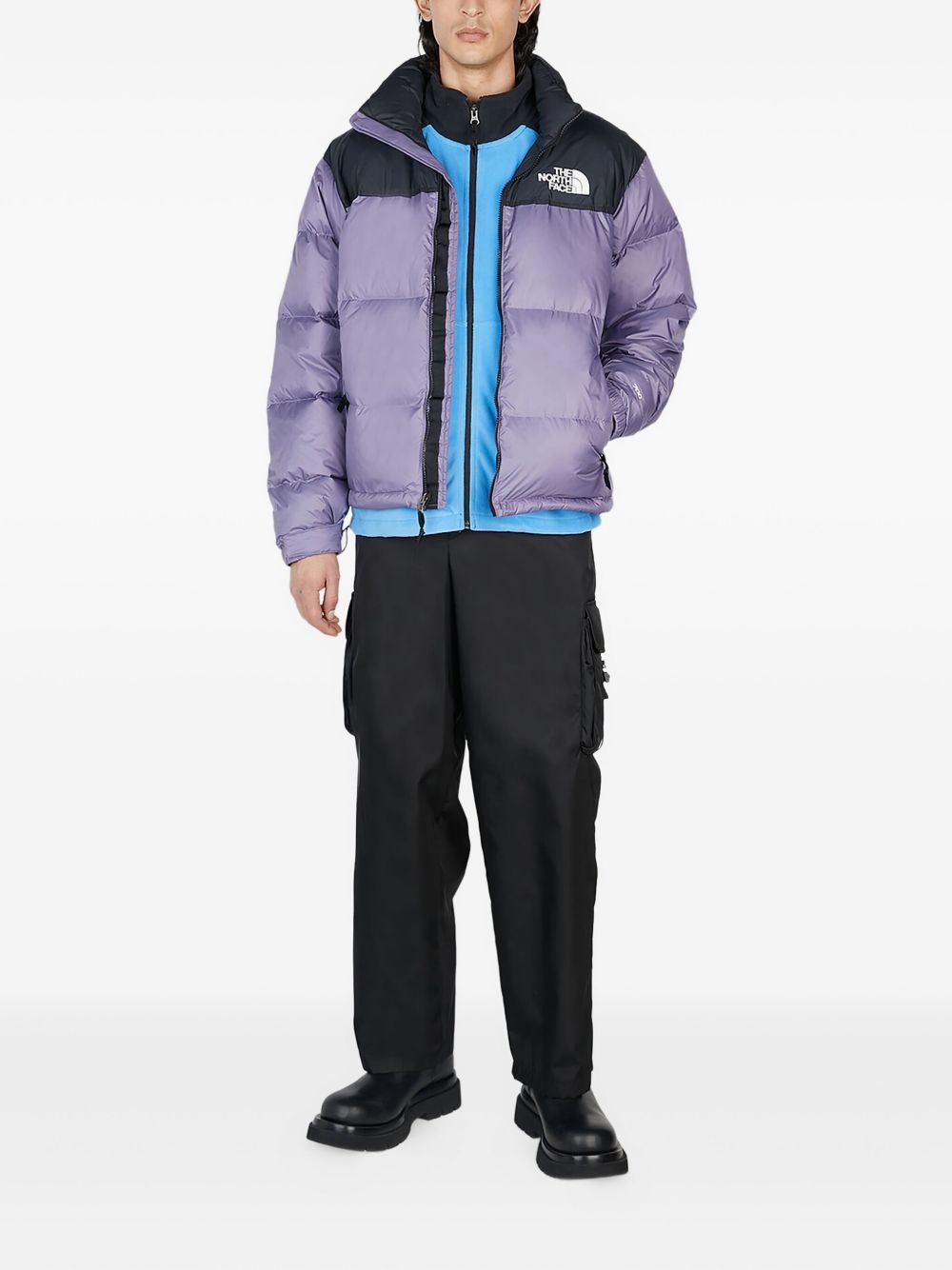 colour-block zip-up sweatshirt - 2