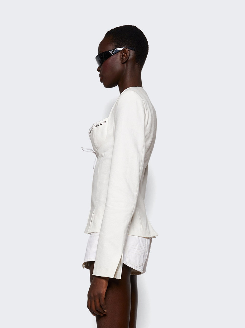 Rebecca Jacket Optical White 3