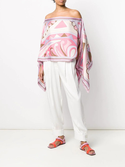 EMILIO PUCCI abstract print tunic top outlook