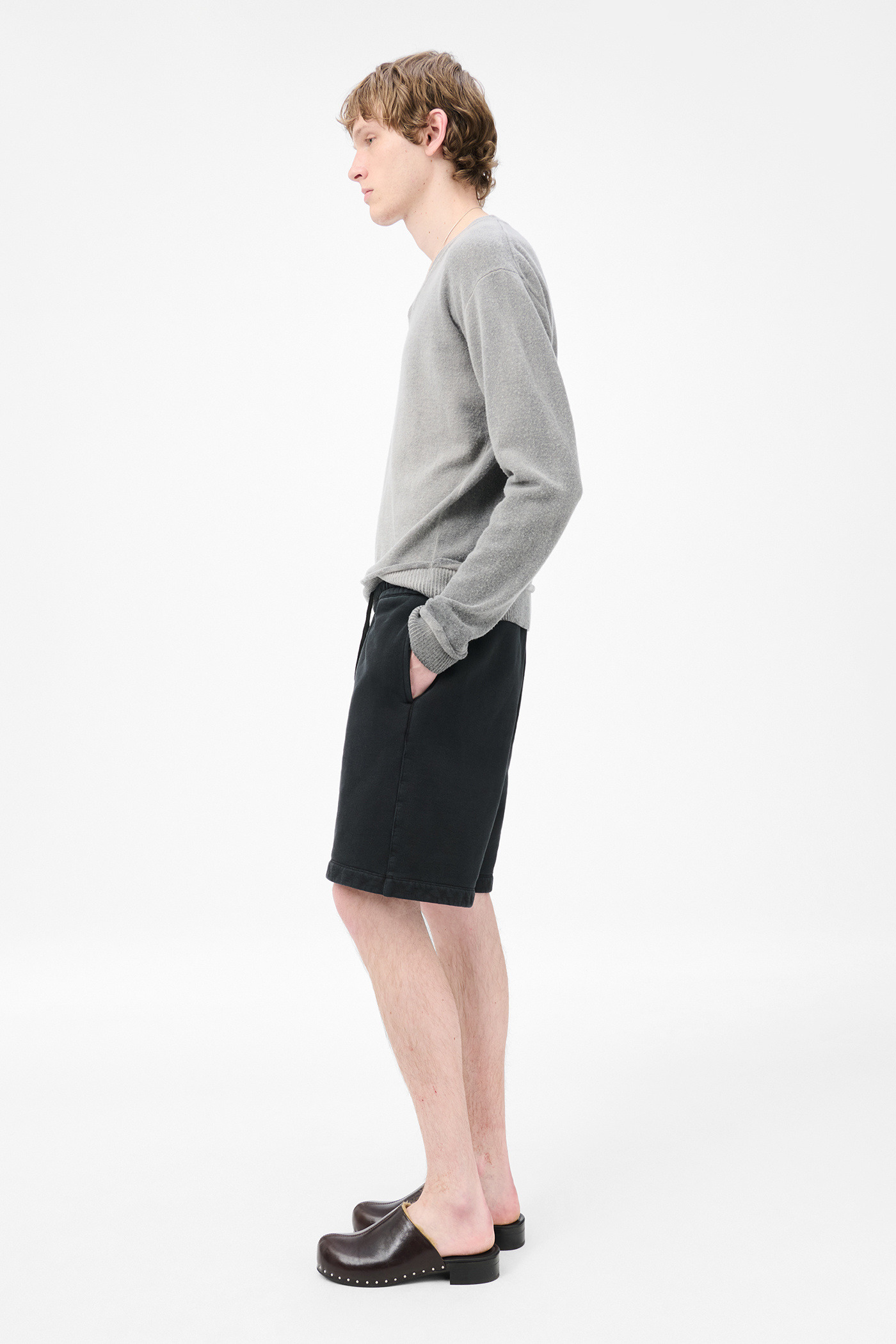 Plage Shorts Pigment Black Hefty Fleece - 5