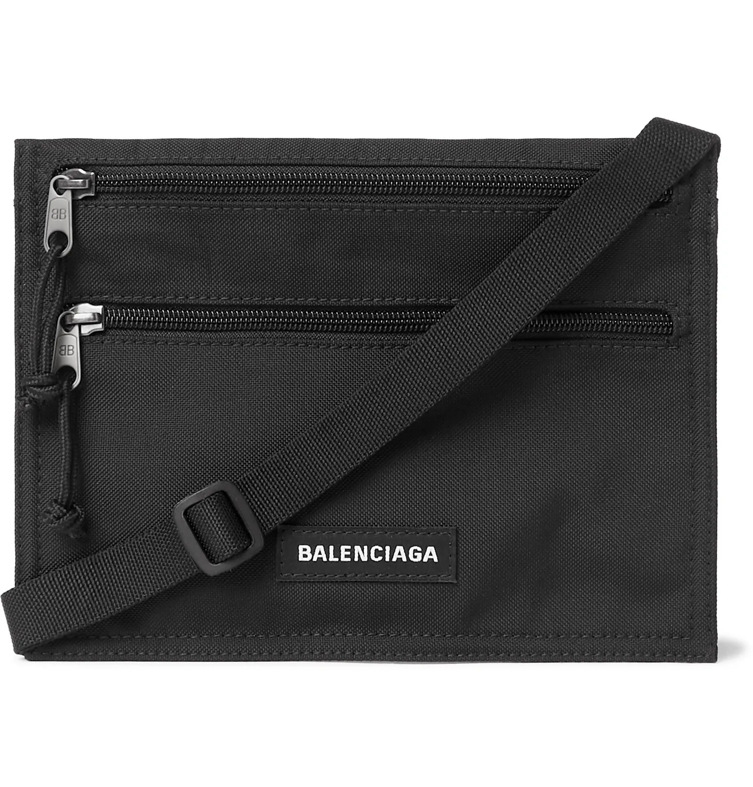 Explorer Logo-Appliquéd Canvas Messenger Bag - 1