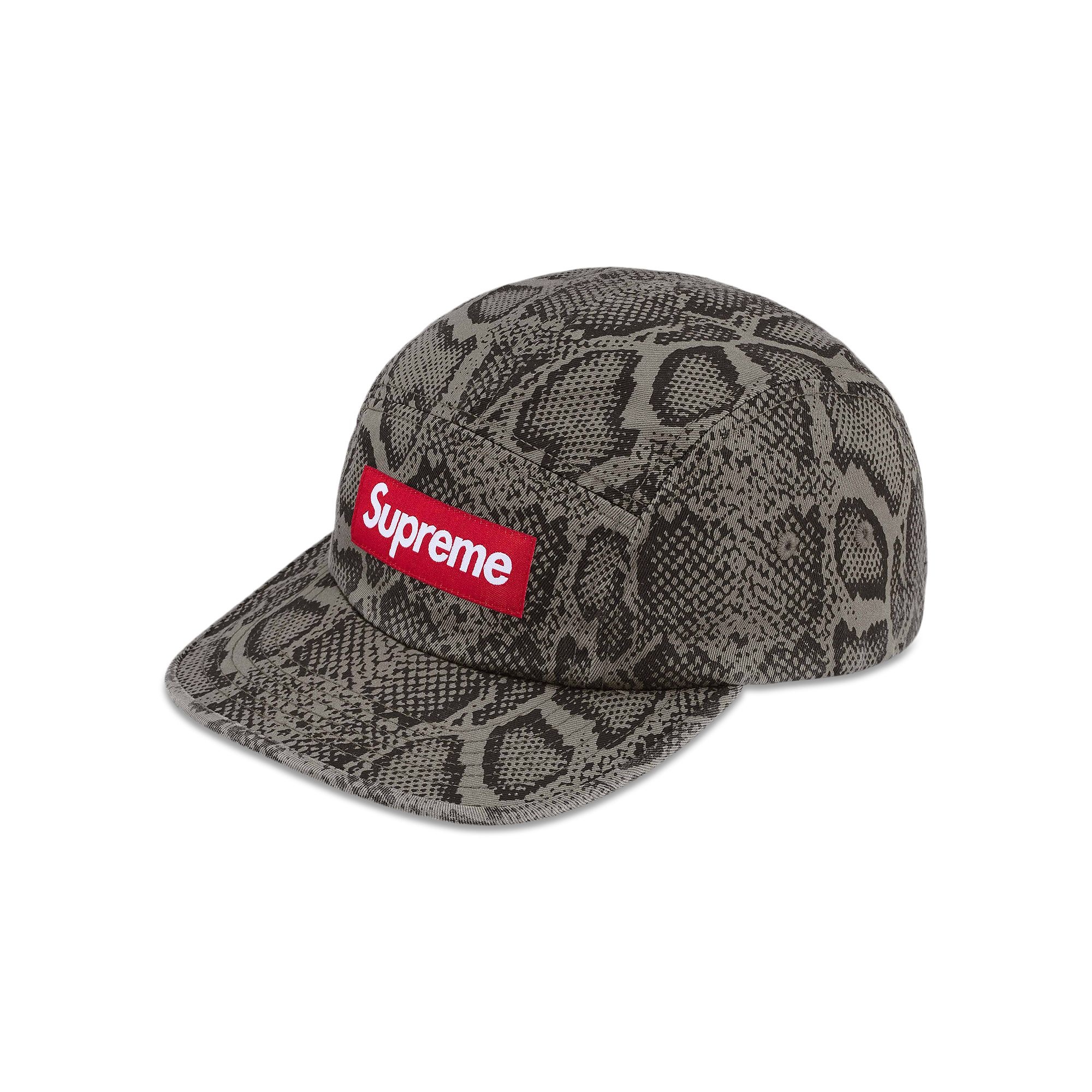 Supreme Washed Chino Twill Camp Cap 'Snake' - 1