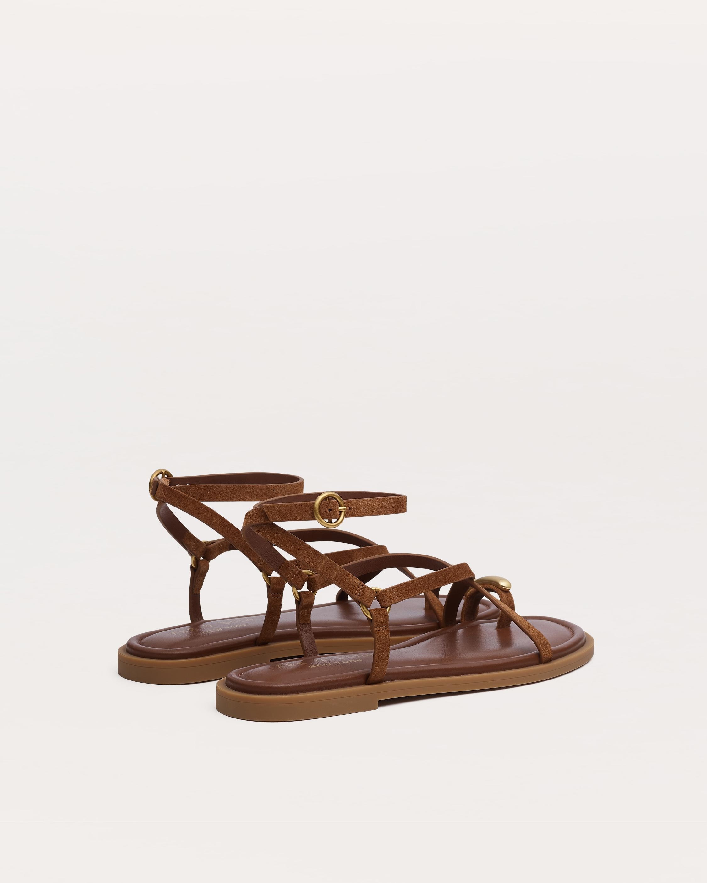 Geo Toe Ring Sandals
Suede - 4