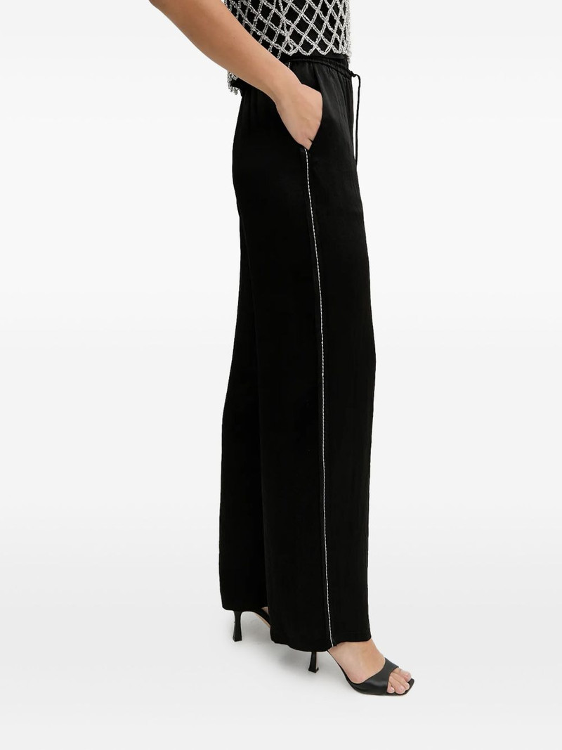 side-stripe satin trousers 2