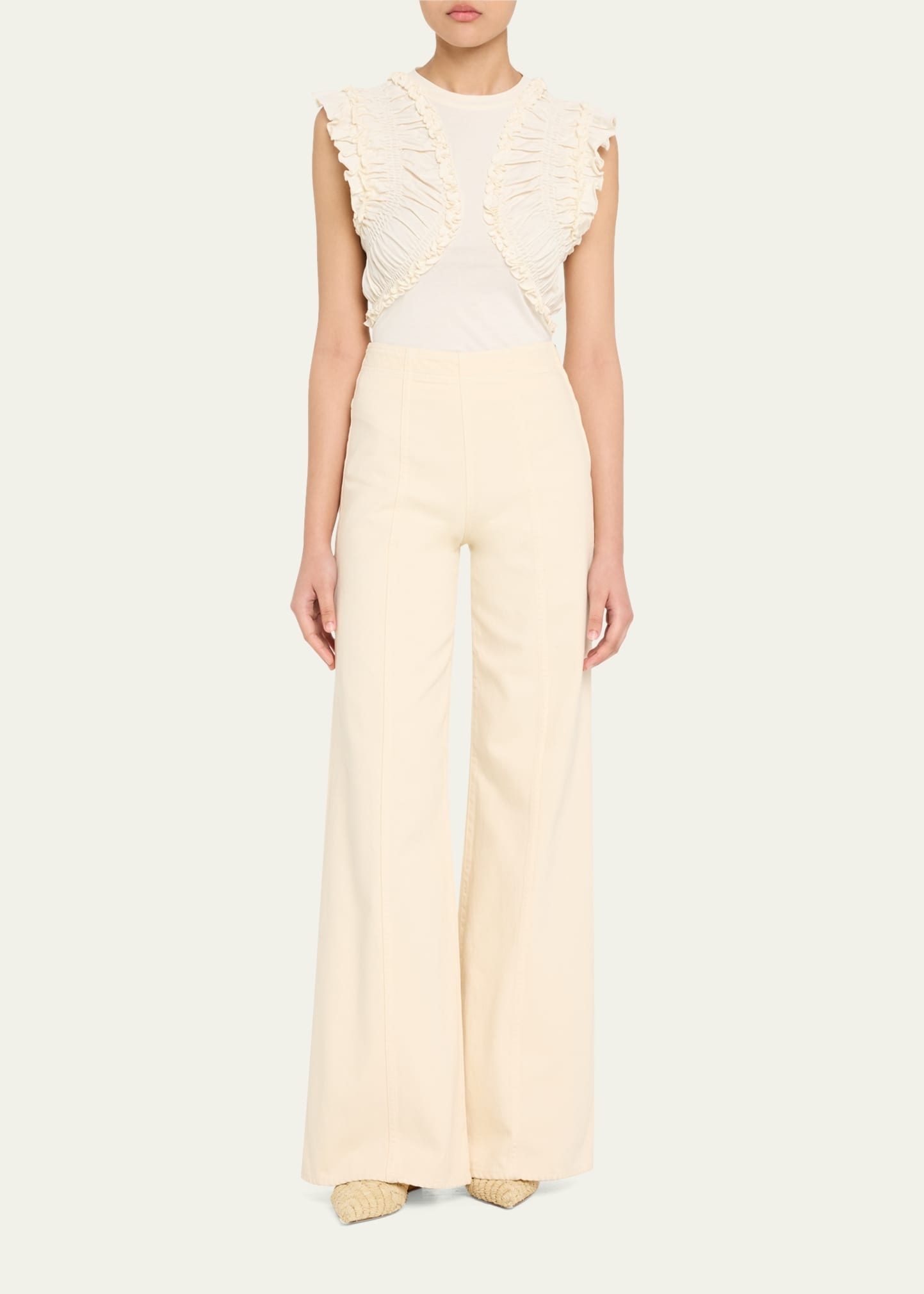 Val Sleeveless Ruffled Top - 2