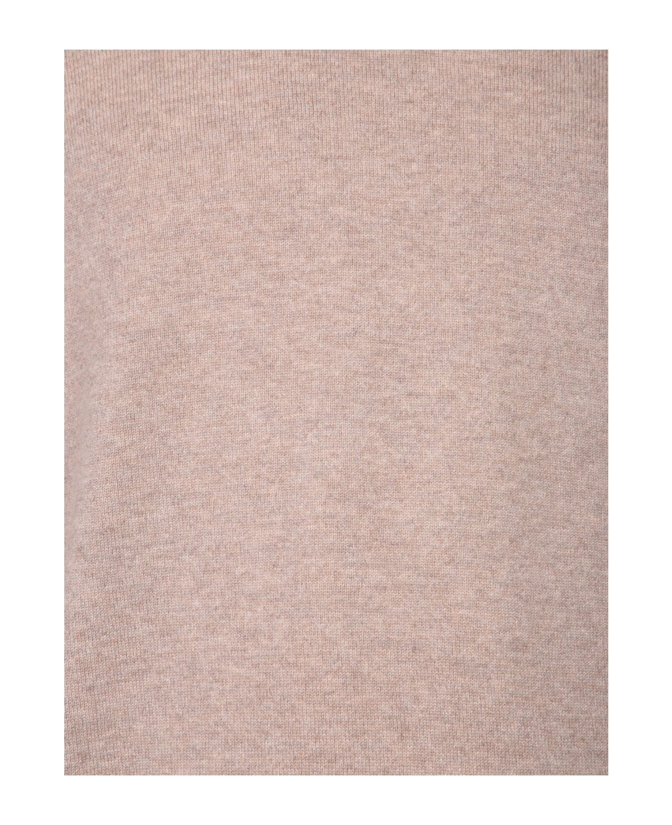 Taupe Cashmere Sweater - 3