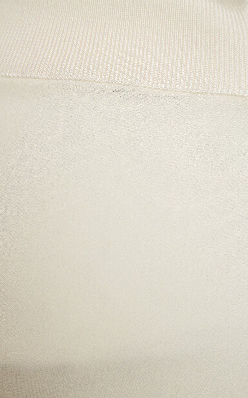Crepe Silk Midi Skirt ivory 3