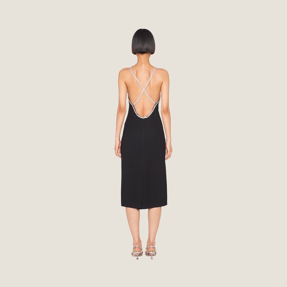 Embroidered cady dress - 2