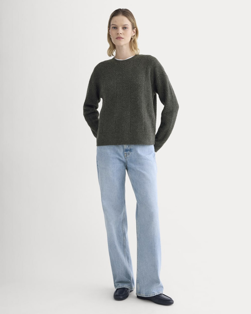 CASHMERE HERRINGBONE SWEATER 3