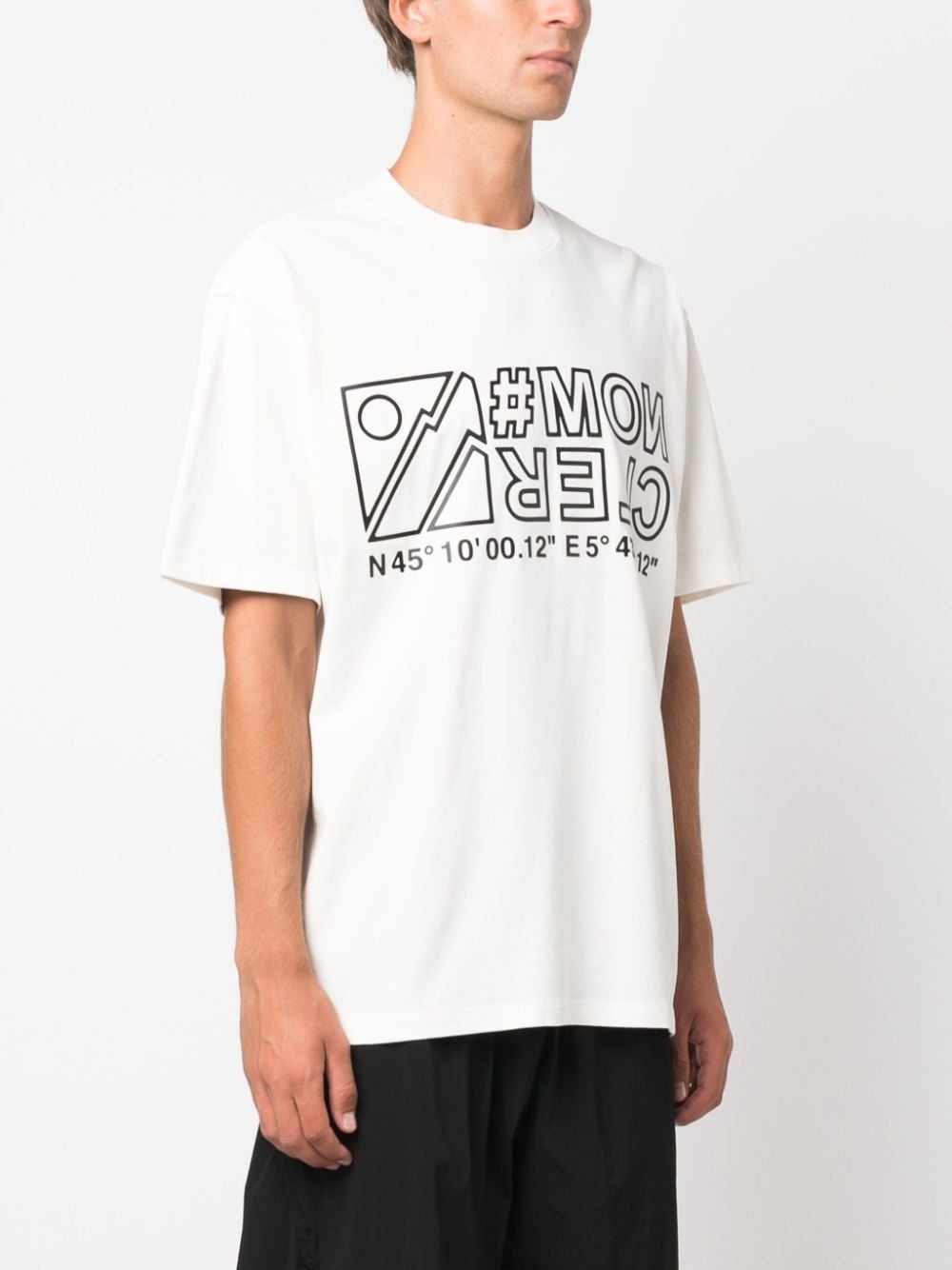 logo-print cotton T-shirt - 3