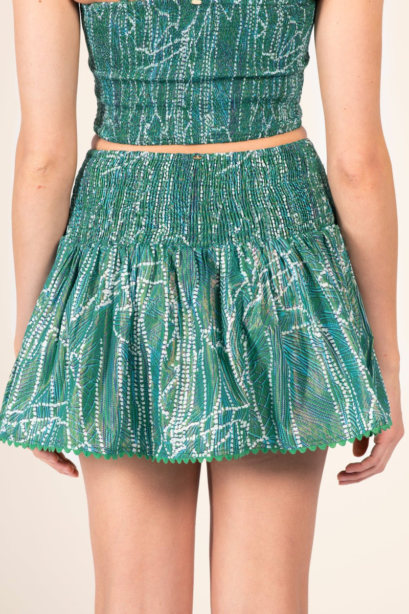 Mini Skirt Colleen - Green Akoya 5