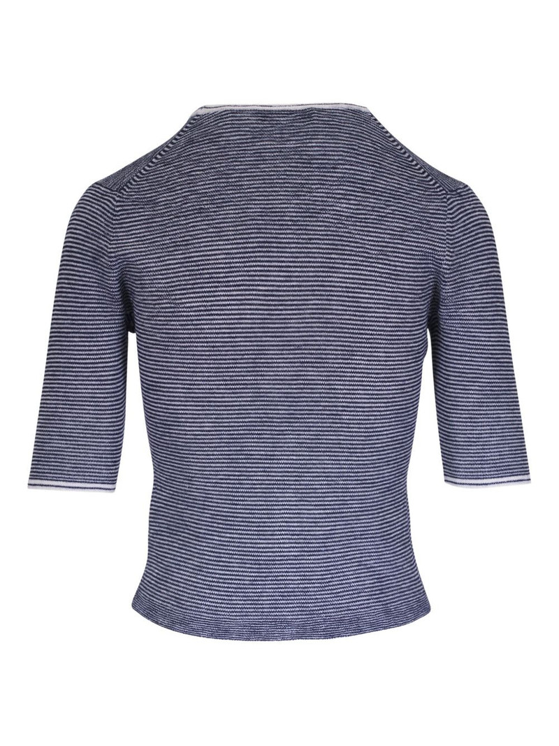 Vince striped button cardigan outlook