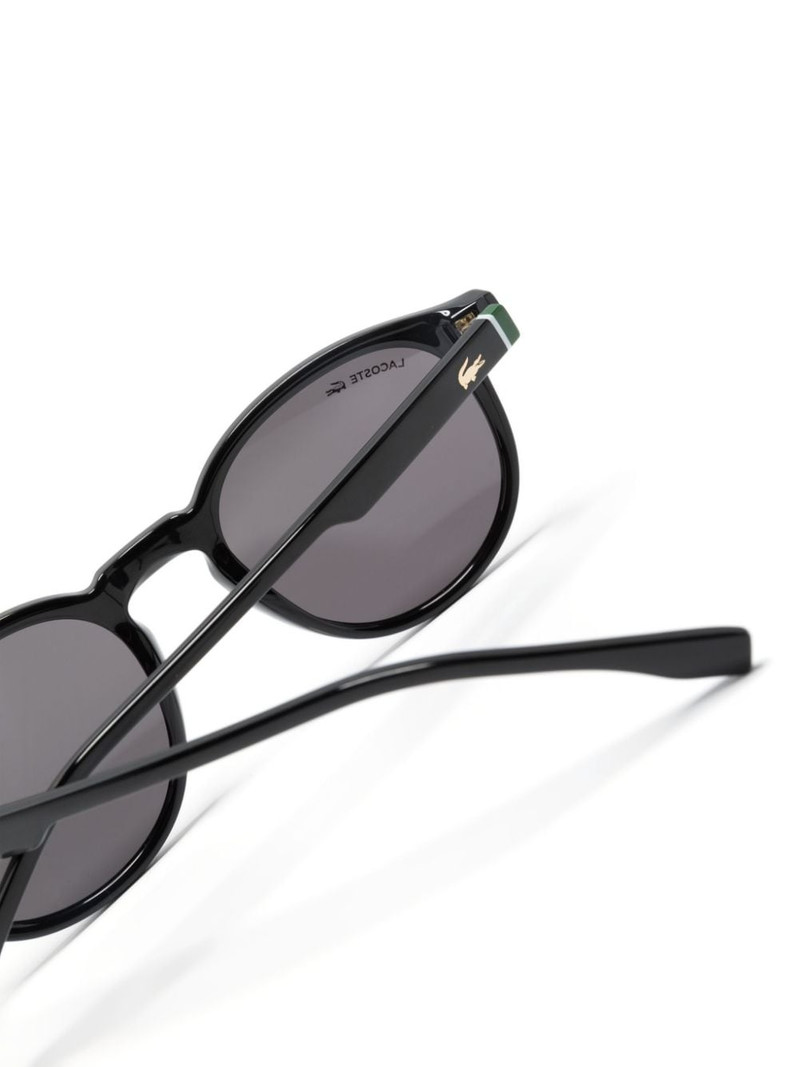 logo-engraved round-frame sunglasses 3