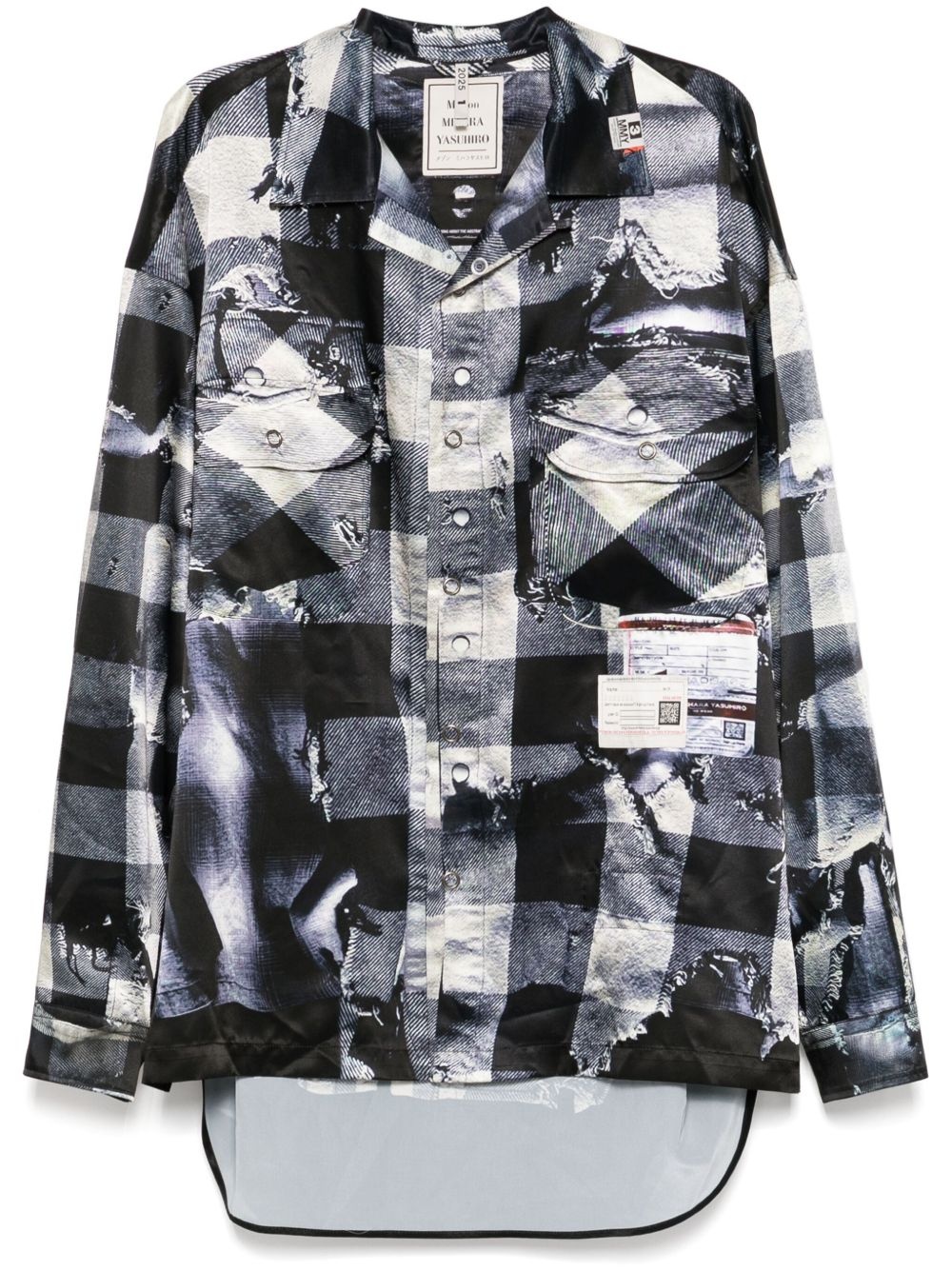 all-over graphic print shirt - 1
