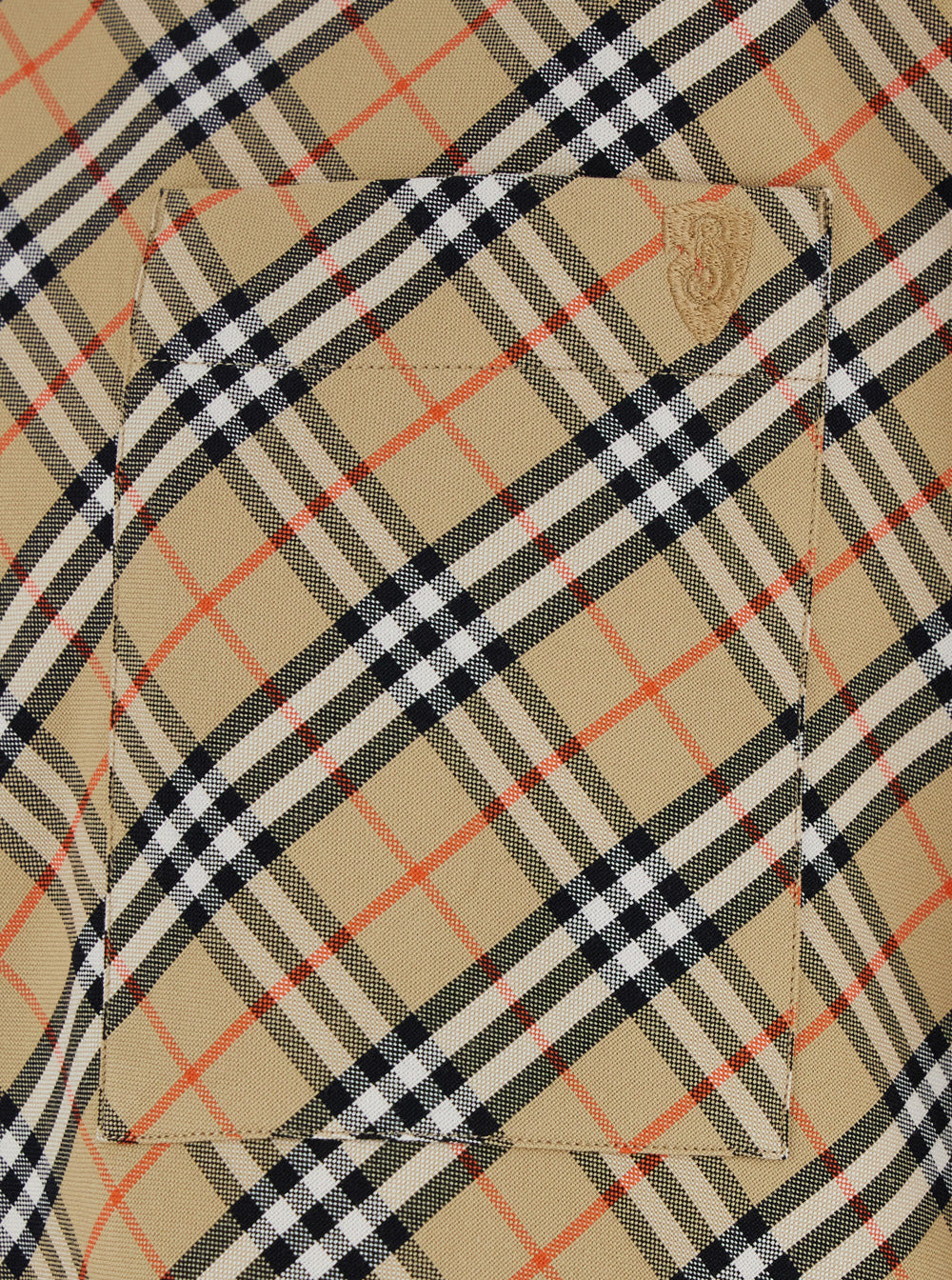 Burberry Men Beige Shirt With All-Over Vintage Check Motif In Cotton Man - 3