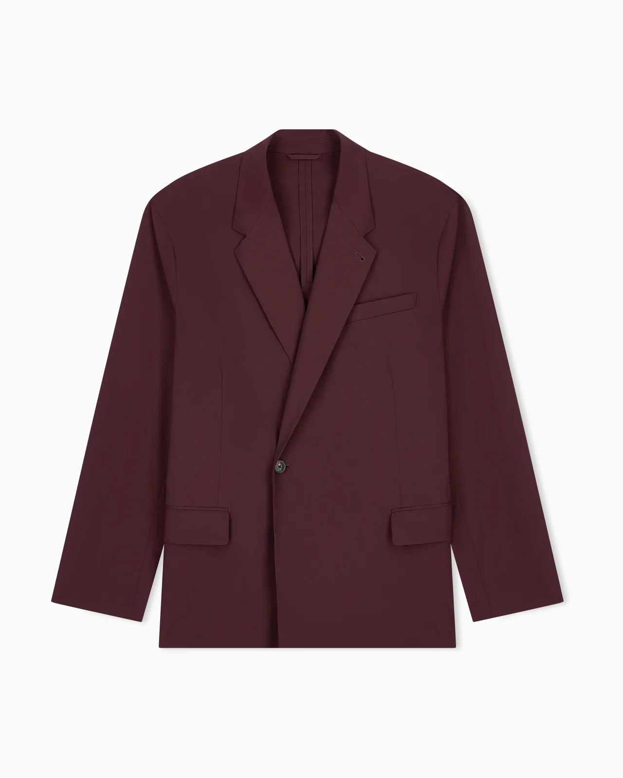 REGULAR FIT BLAZER IN STRETCH FABRIC - 1