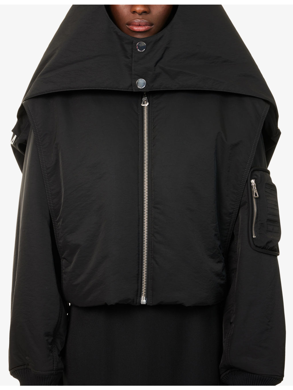 Crop Relaxed-Fit Woven Jacket - 5