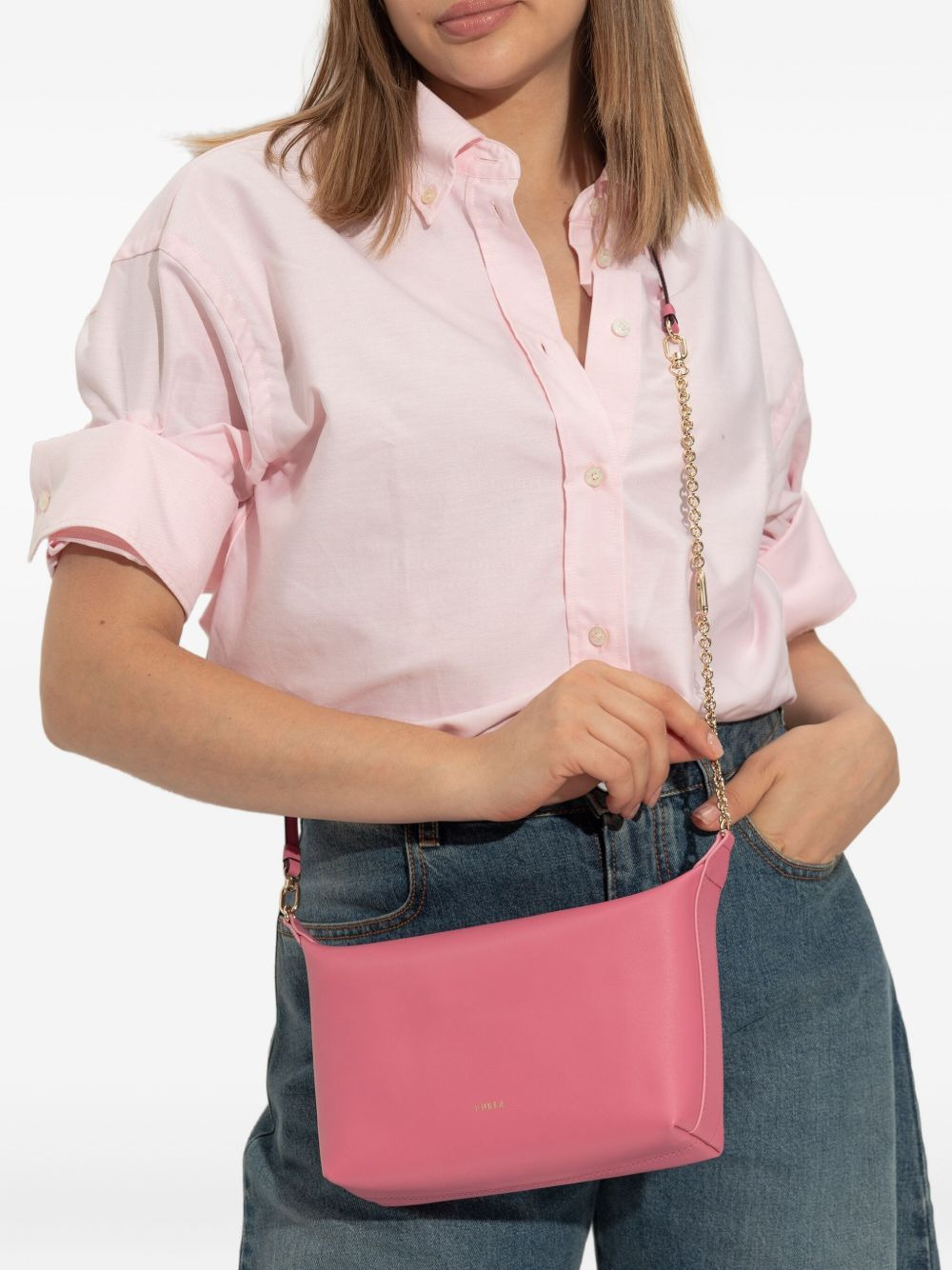 mini Nuvola chain-strap tote bag - 2