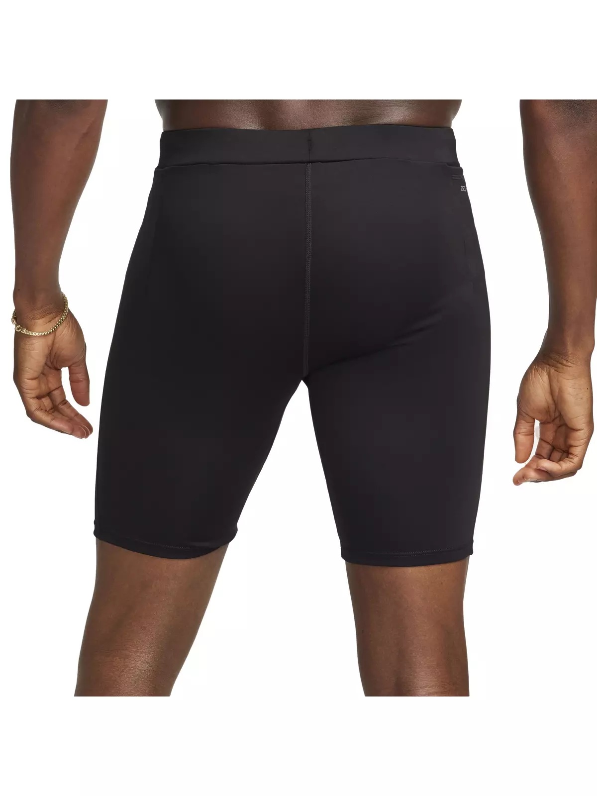 Men's Fast Dri-FIT Brief-Lined Running 1/2-Length Tights - Black - 2