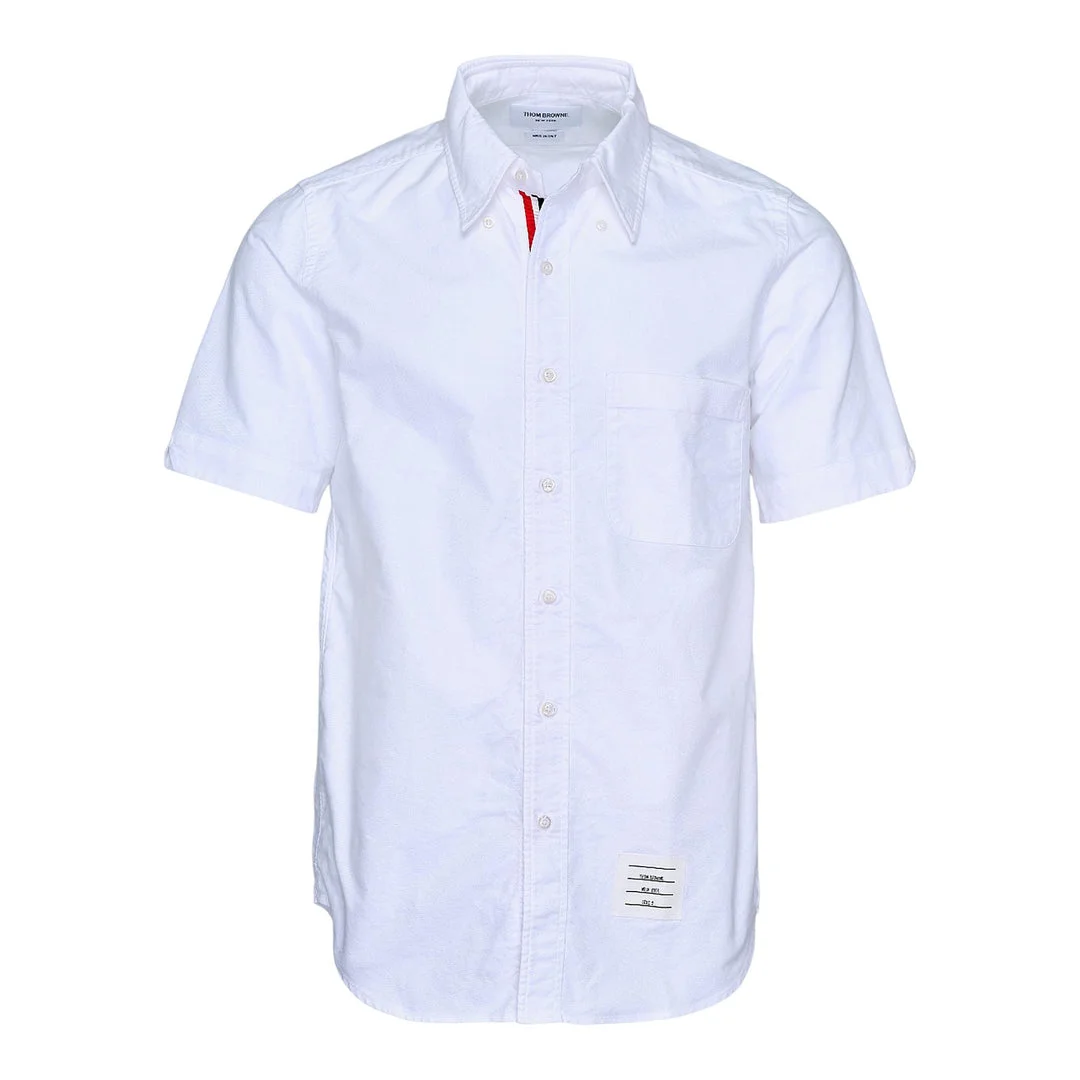 Straight Fit Button Down Shirt - 1