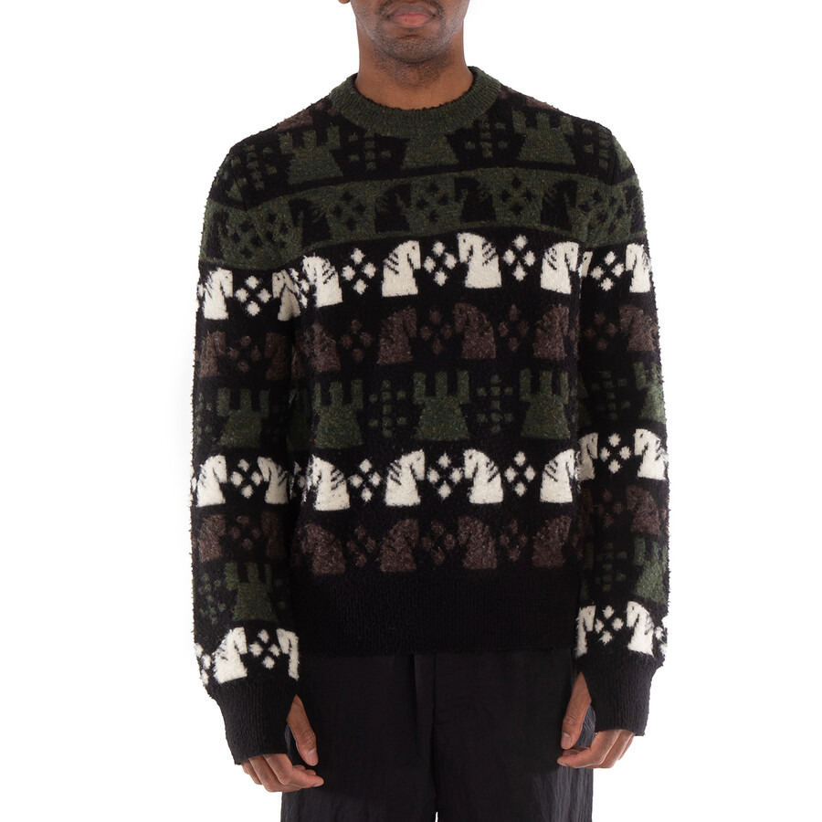 Burberry Chess Wool-Blend Jumper - 3