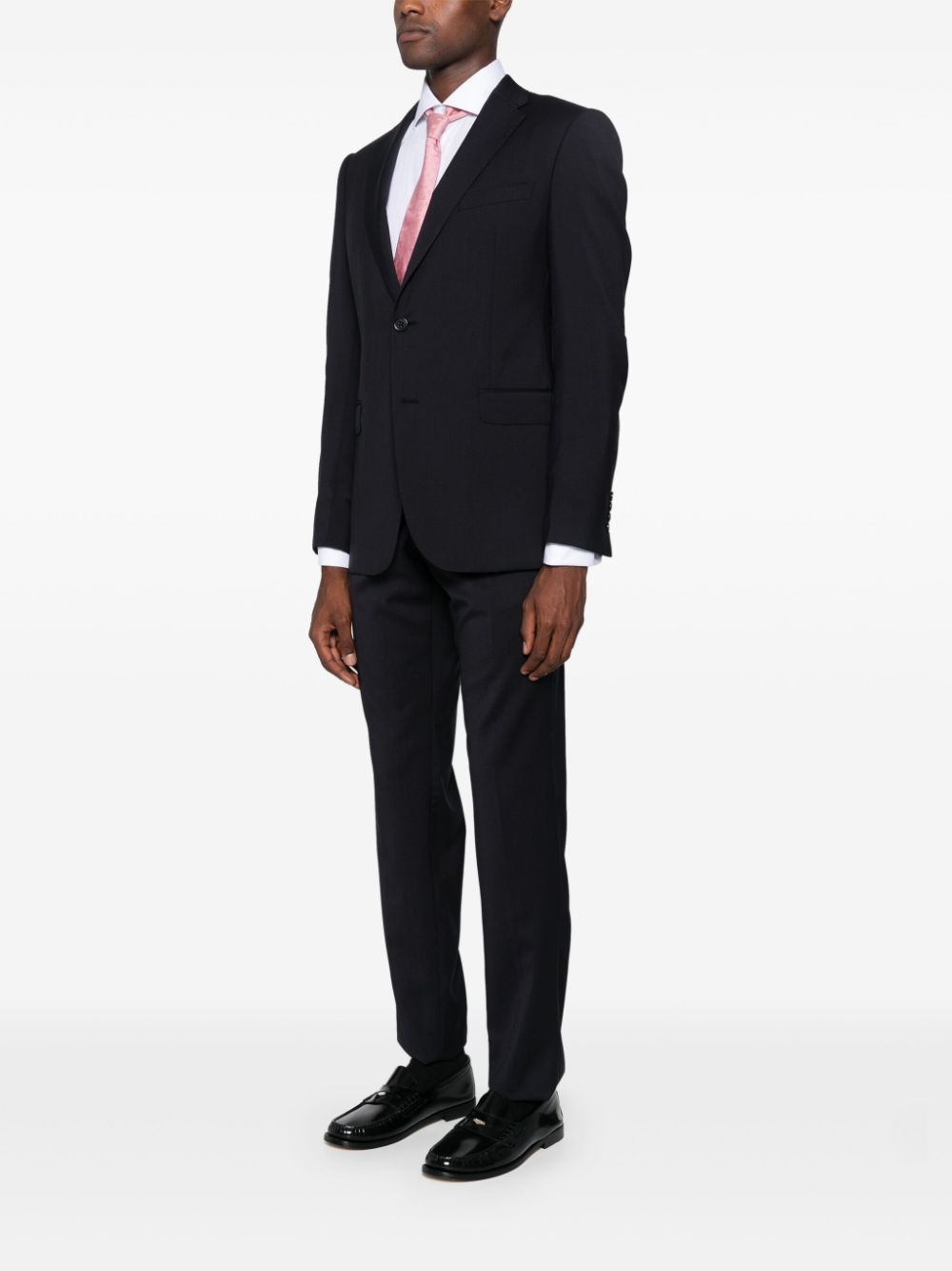 Single-breasted wool suit - 5