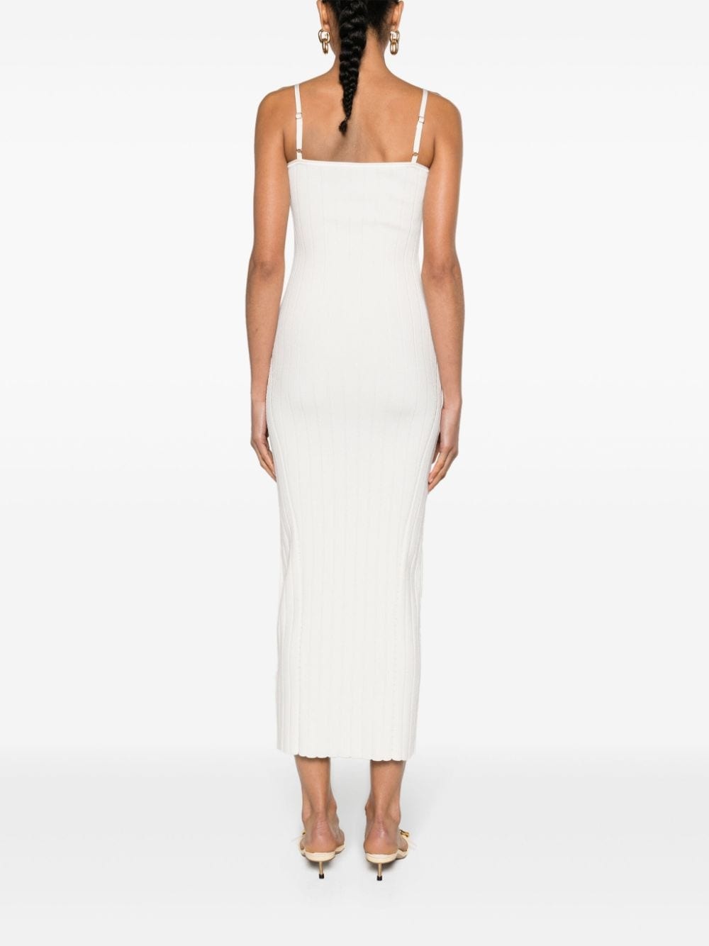 Sierra ribbed midi dress - 4