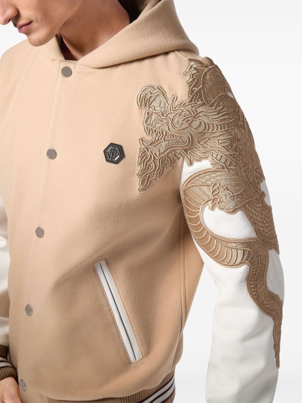 monogram bomber jacket - 5
